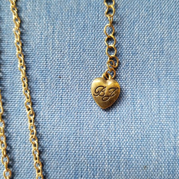💚✨Betsey Johnson Green Hearts Double-Chain Necklace & Earrings - EPC✨💚 - Picture 13 of 16